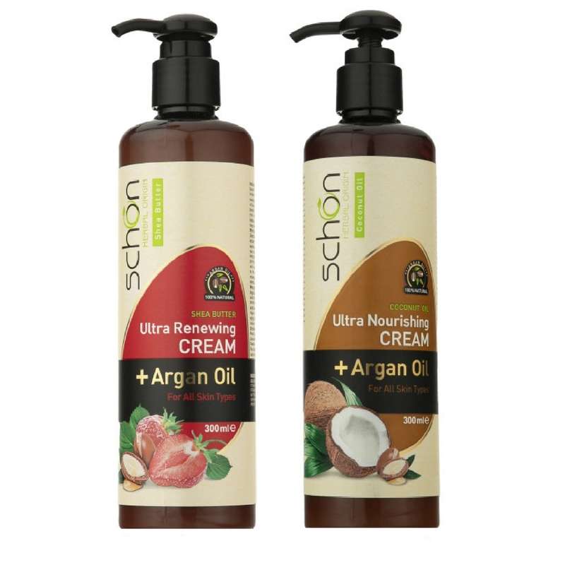 کرم مرطوب کننده شون مدل Shea Butter حجم 300 میلی لیتر مجموعه 2 عددی