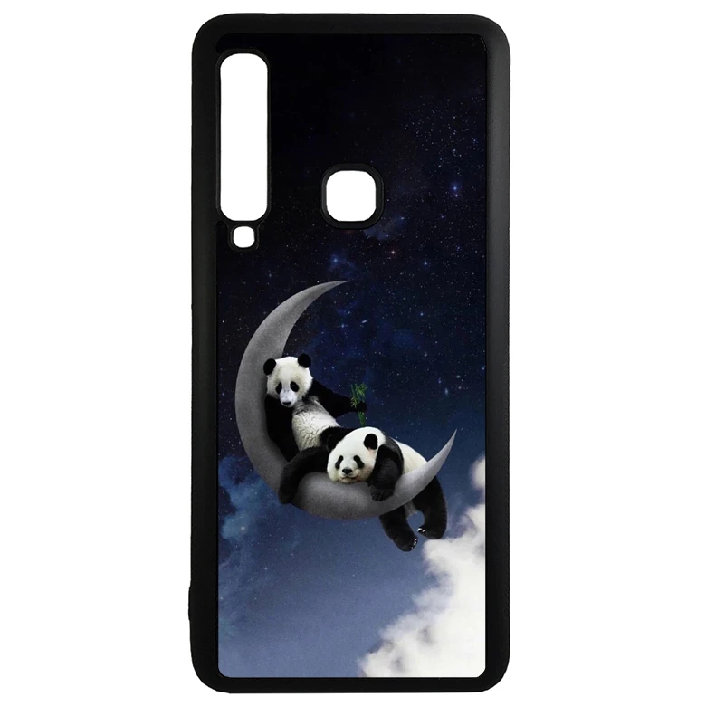 کاور طرح پانداها روی ماه مناسب برای گوشی موبایل سامسونگ galaxy a9 2018