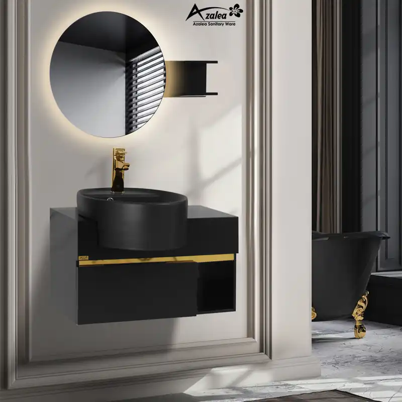 ست کابینت و روشویی آزالیا مدل Milana70BC2