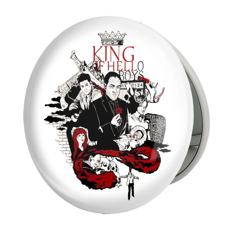 آینه جیبی خندالو طرح سریال سوپرنچرال Supernatural مدل تاشو کد 24542 