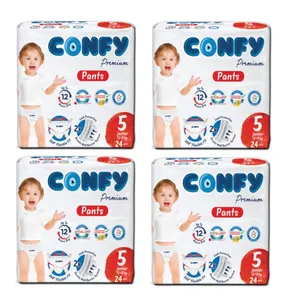 پوشک بچه کانفی مدل PANTS سایز 5 چهار بسته 24 عددی