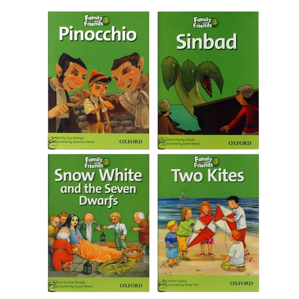 کتاب Family and Friends 3 Readers Book اثر جمعی از نویسندگان انتشارات ابداع 4 جلدی
