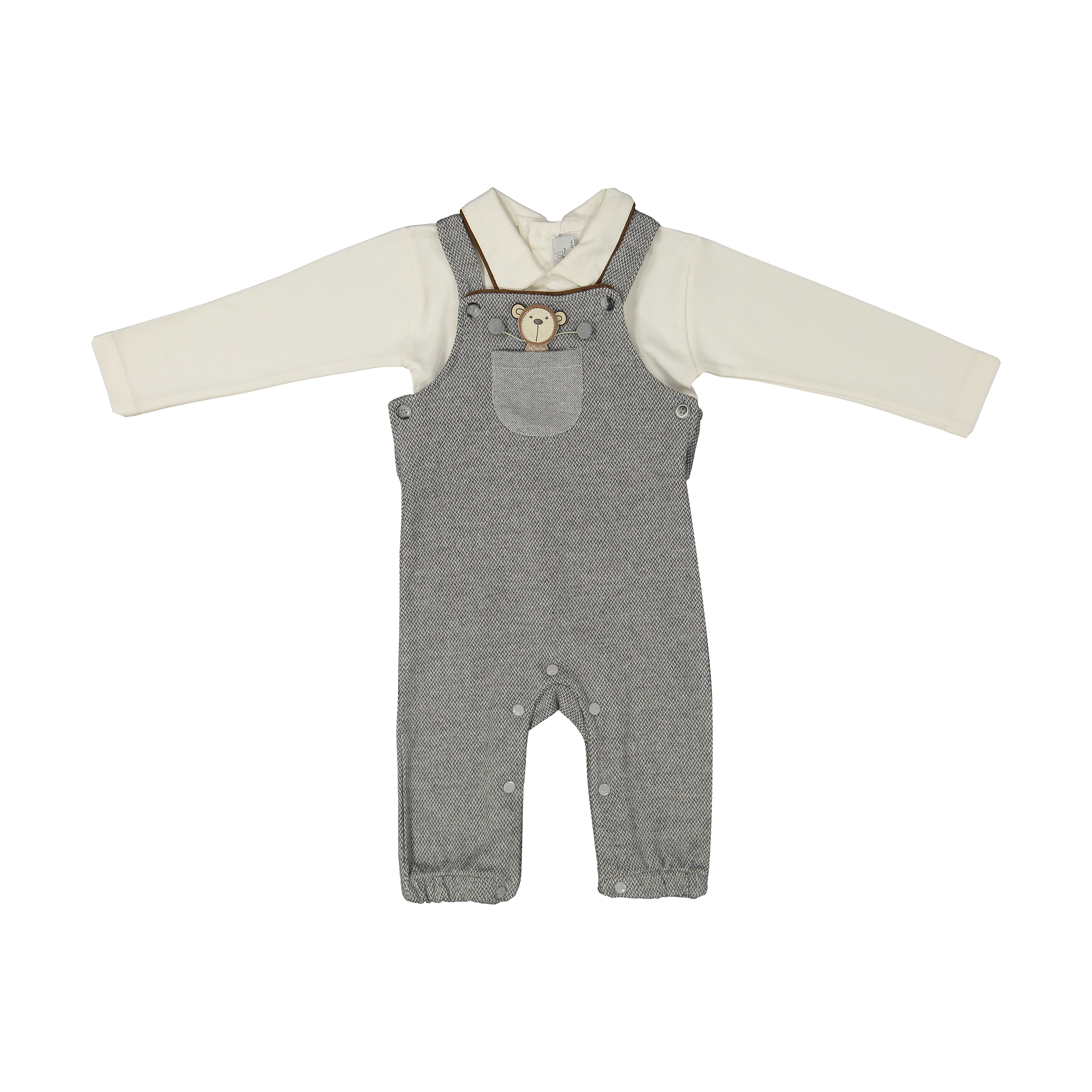 ست پولوشرت و سرهمی نوزادی فیورلا کد 2910