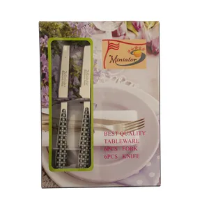 کارد میوه خوری مینیاتور کد KD-4 بسته 12 عددی