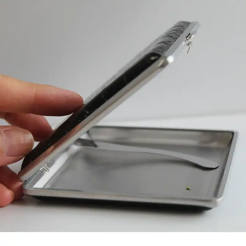 جاسیگاری افن طرح چرم شترمرغی کد DKD-1124