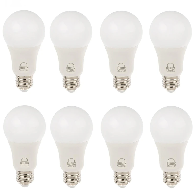 لامپ ال ای دی 10 وات بروکس مدل A-60 پایه E27 بسته 8 عددی