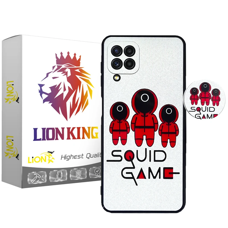  کاور لاین کینگ مدل SG مناسب برای گوشی موبایل سامسونگ Galaxy A22 4G به همراه پایه نگهدارنده