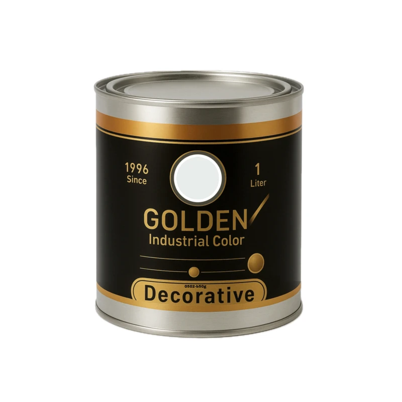 رنگ سفید مایل به فیروزه ای مات روغنی تات کد 0502-b50g حجم 1 لیتر