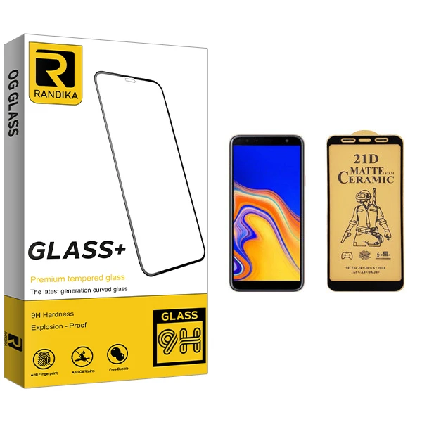 محافظ صفحه نمایش سرامیکی راندیکا مدل GLD مناسب برای گوشی موبایل سامسونگ Galaxy J4 Plus