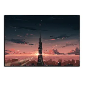 تابلو شاسی بکلیت طرح درونمای شهری و برج مدل SH-S5530