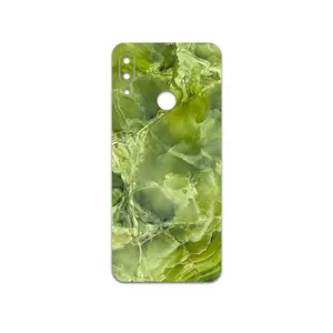 MAHOOT Green Crystal Marble Cover Sticker for Motorola Moto E6 Plus