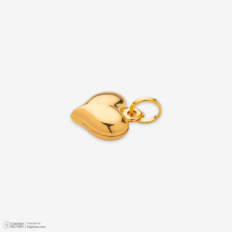 آویز گردنبند طلا 18 عیار زنانه طلای صداقت طرح قلب کد PE-GH1