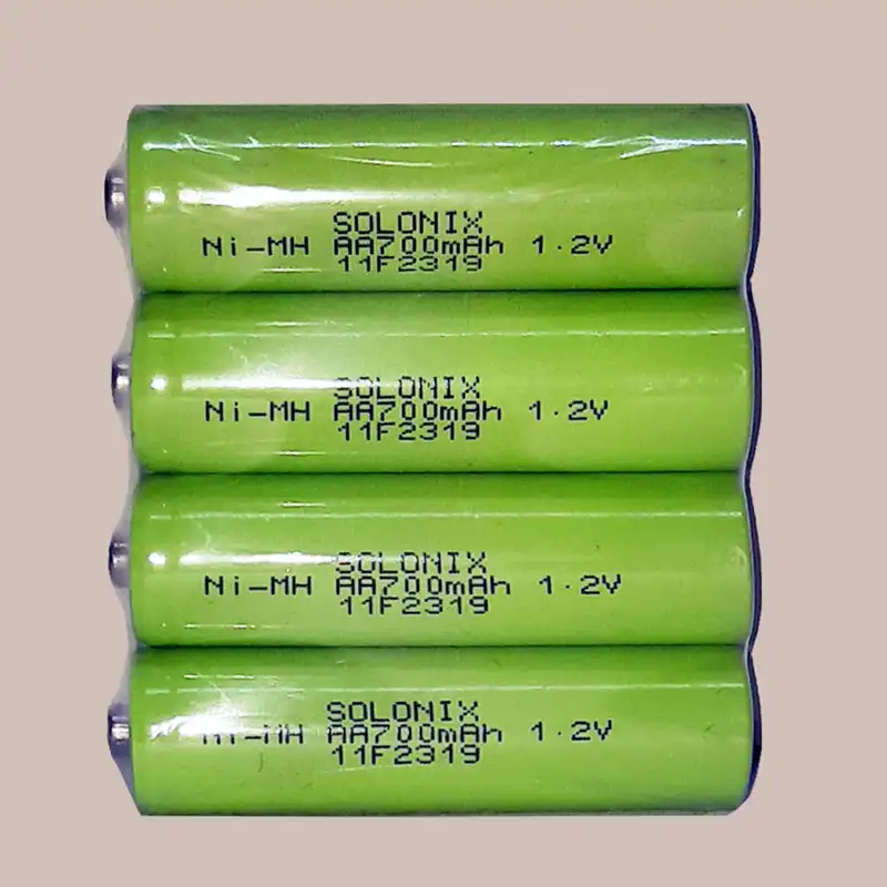 باتری قلمی شارژی سولونیکس مدل صنعتی بسته 4 عددی