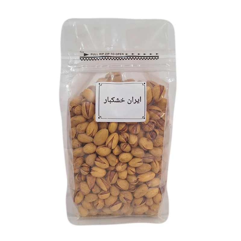 پسته فندقی زعفرانی شور ایران خشکبار - 500 گرم