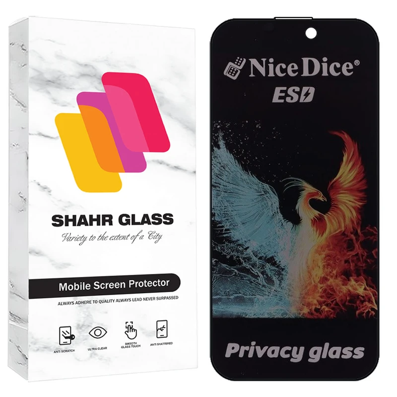 محافظ صفحه نمایش شهر گلس مدل SND7 مناسب برای گوشی موبایل اپل iPhone 15 Pro Max