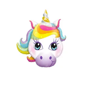 بادکنک فویلی پارتی لند تهران مدل اسب تک شاخ کد Unicorn011