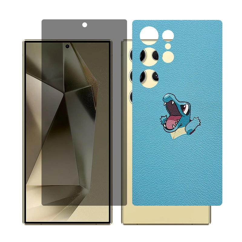 محافظ صفحه نمایش حریم شخصی گلس مدل Together مناسب برای گوشی موبایل سامسونگ Galaxy S22 Ultra به همراه برچسب پوششی پشت گوشی