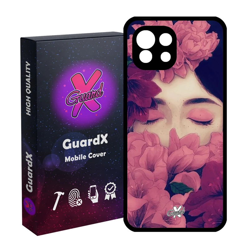 کاور گارد ایکس طرح Girl مدل Glass10027 مناسب برای گوشی موبایل شیائومی Mi 11 Lite