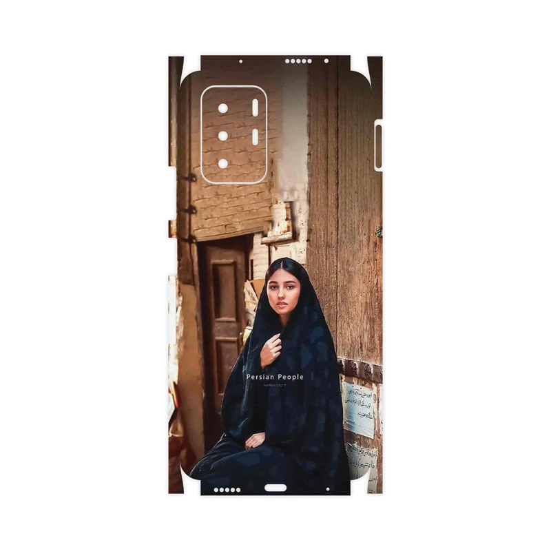 برچسب پوششی ماهوت مدل Portrait of an Iranian Woman-FullSkin مناسب برای گوشی موبایل شیائومی Poco X3 GT 5G
