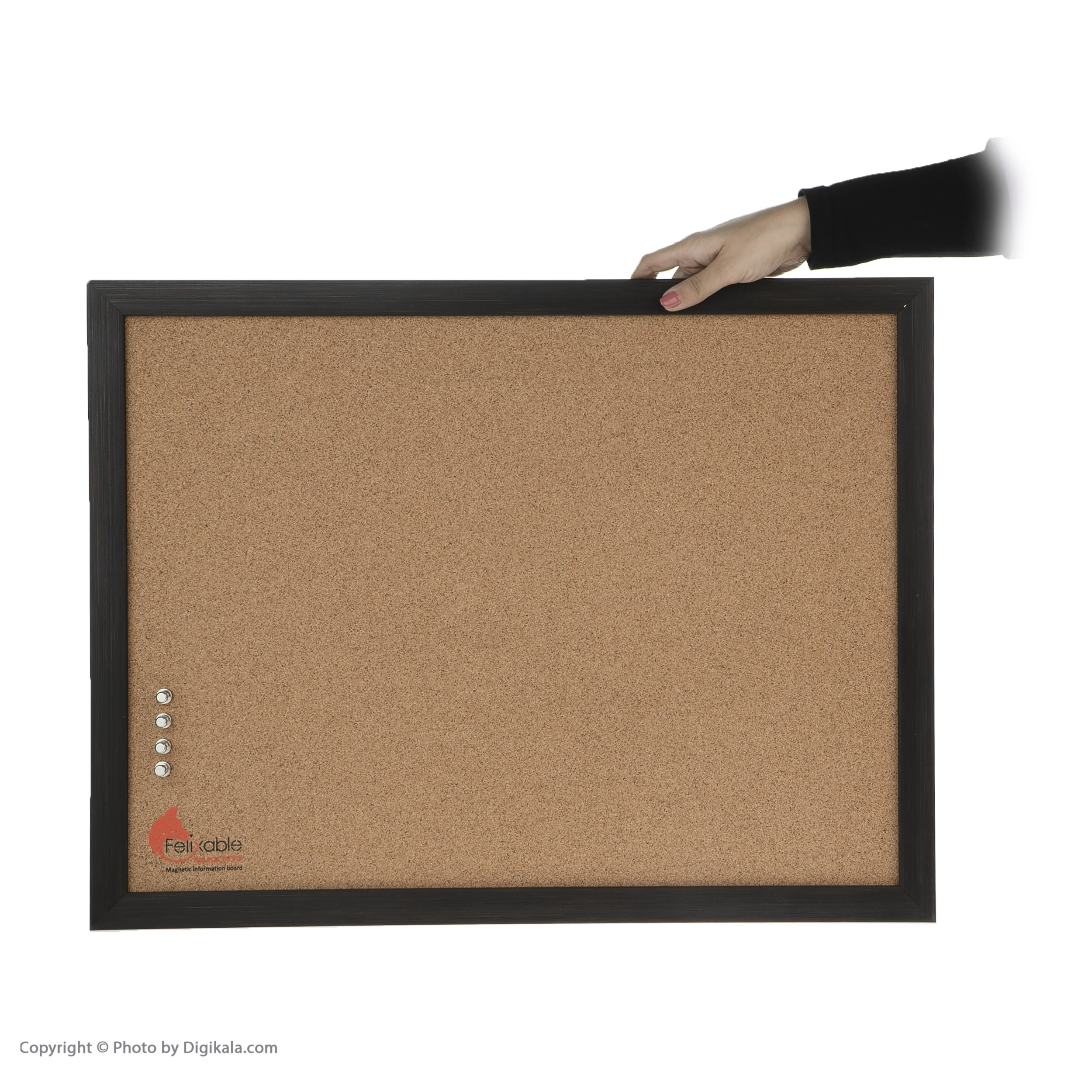 تابلو اعلانات فلیکسبل مدل FM.MB کد 002 سایز 48×63 سانتی متر