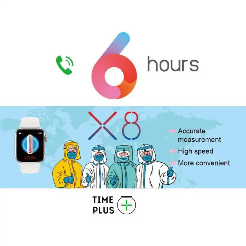 ساعت هوشمند مدل Time Plus-X8