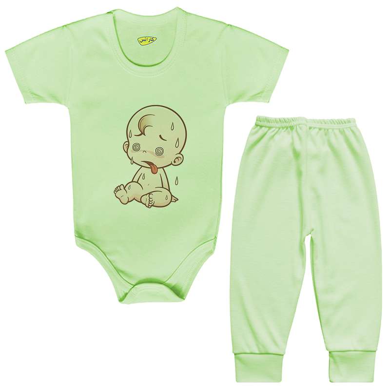 ست بادی و شلوار نوزادی کارانس مدل BSTG-3024