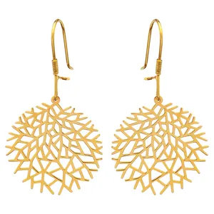 گوشواره طلا 18 عیار زنانه سهی مدل شاخسار کد SE26