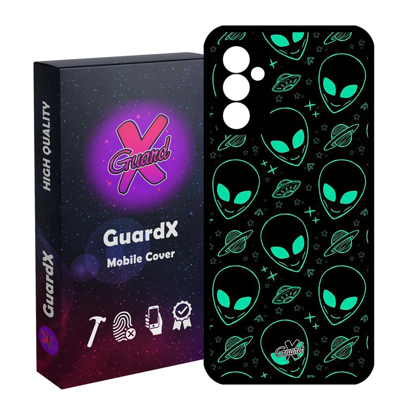 کاور گارد ایکس طرح Alien مدل Glass10200 مناسب برای گوشی موبایل سامسونگ Galaxy A55 / A55 5G