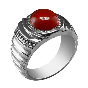 انگشتر نقره مردانه مدل AN-069