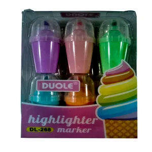 ماژیک علامتگذار دوئل مدل بستنی بسته 6 عددی 