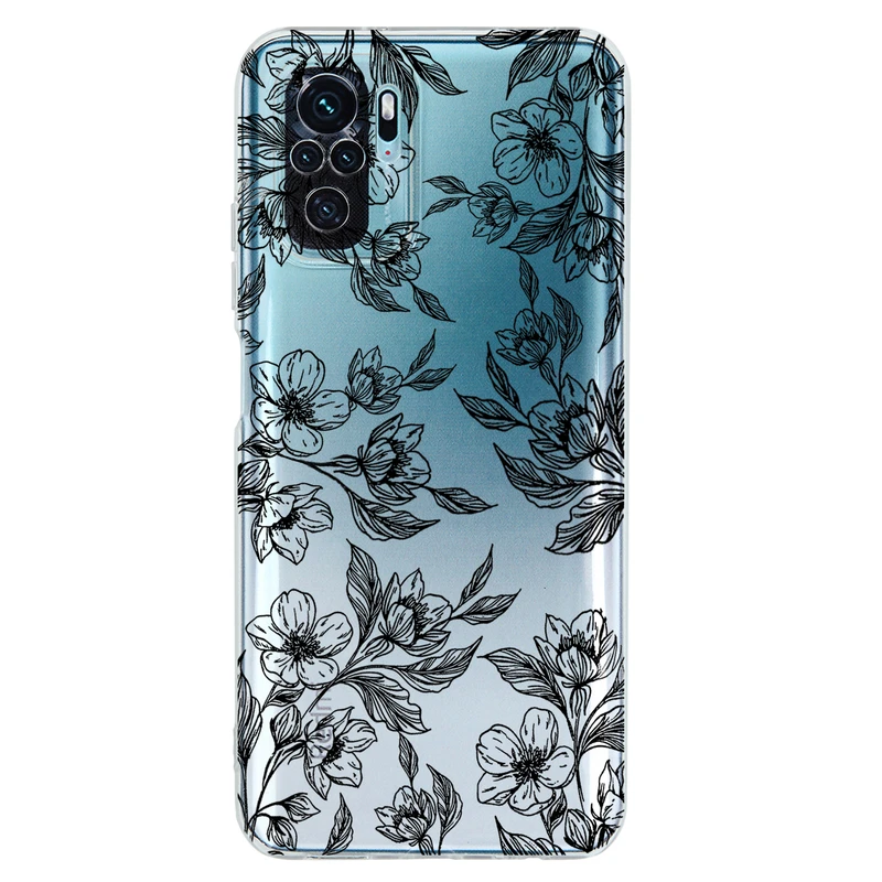 کاور مگافون طرح گل مدل C50-B مناسب برای گوشی موبایل شیائومی Redmi Note 10 4G / 10S 4G