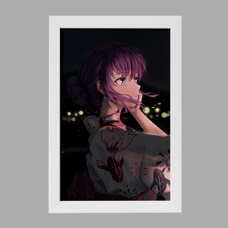 تابلو خندالو مدل ساکورا انیمه فیت استی نایت Fate Stay Night  کد 22733