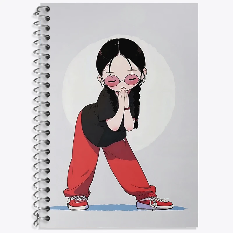 دفتر نت موسیقی 50 برگ خندالو طرح دخترانه کیوت کد N3011