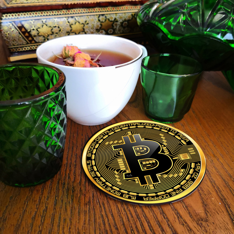 زیر لیوانی لوکسینو مدل بیت کوین کد Bitcoin_1