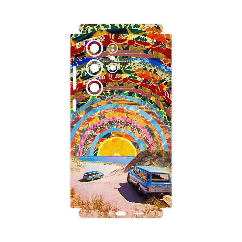 برچسب پوششی ماهوت مدل Collage of Orange Sky-FullSkin مناسب برای گوشی موبایل سامسونگ Galaxy S24 Ultra