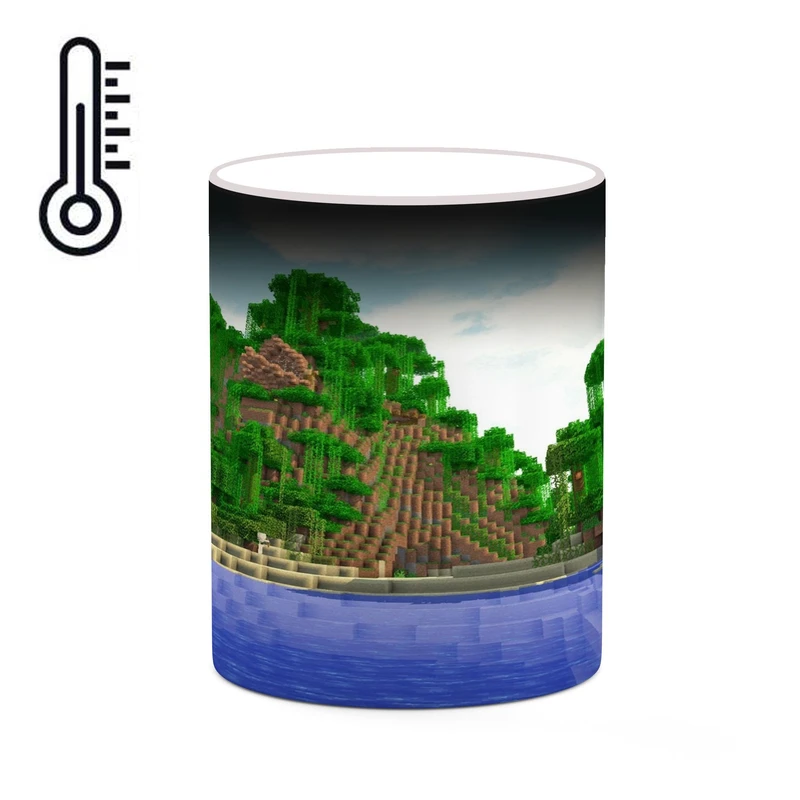 ماگ حرارتی کاکتی طرح ماینکرافت minecraft مدل mgh41225