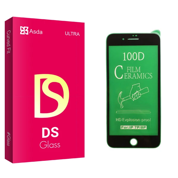 محافظ صفحه نمایش سرامیکی آسدا مدل DS glass مناسب برای گوشی موبایل اپل iPhone 7 Plus
