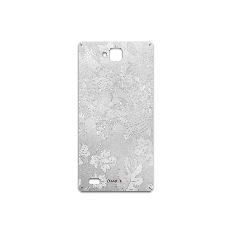 برچسب پوششی ماهوت مدل Silver-Wildflower مناسب برای گوشی موبایل آنر 3C