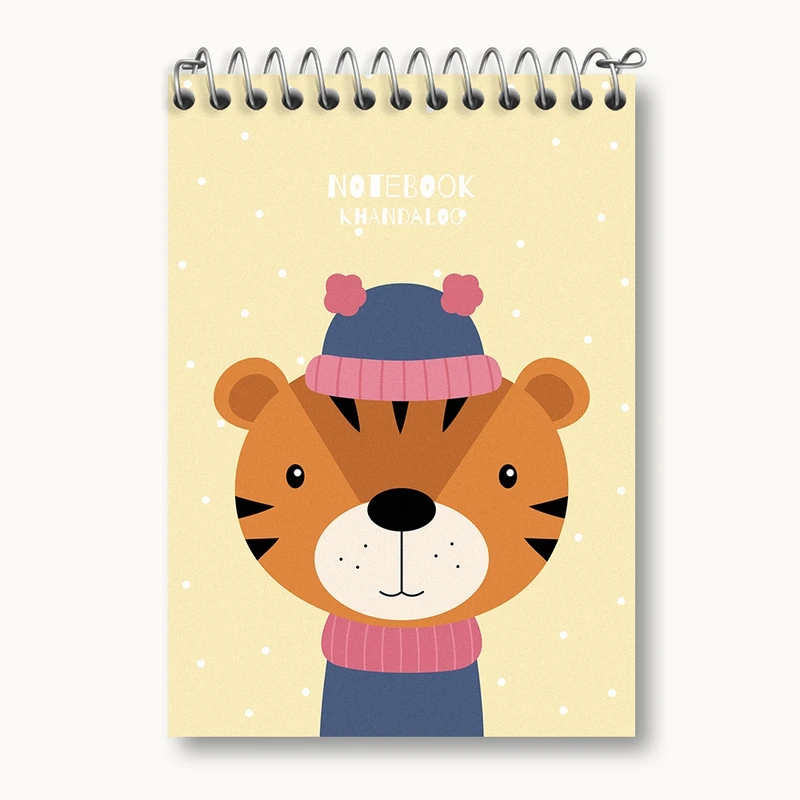 دفتر یادداشت 50 برگ خندالو مدل ببر بامزه کد N1550