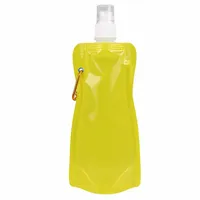 قمقمه ورزشی مدل کیسه آب تاشو گنجایش 0.5 لیتر