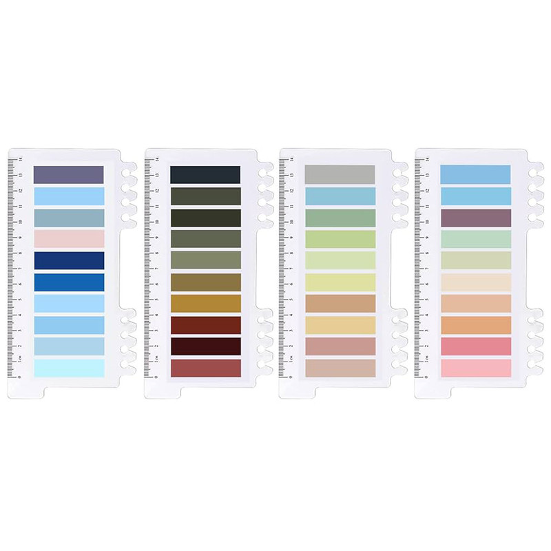 کاغذ یادداشت چسب دار مدل Filing Tabs on Ruler بسته 4 عددی