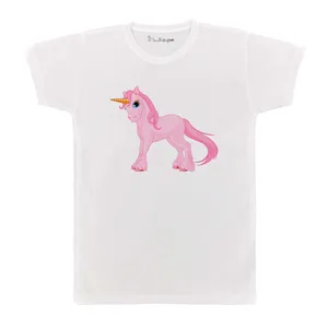 تی شرت بچگانه پرمانه طرح یونیکورن کد pmt.3270
