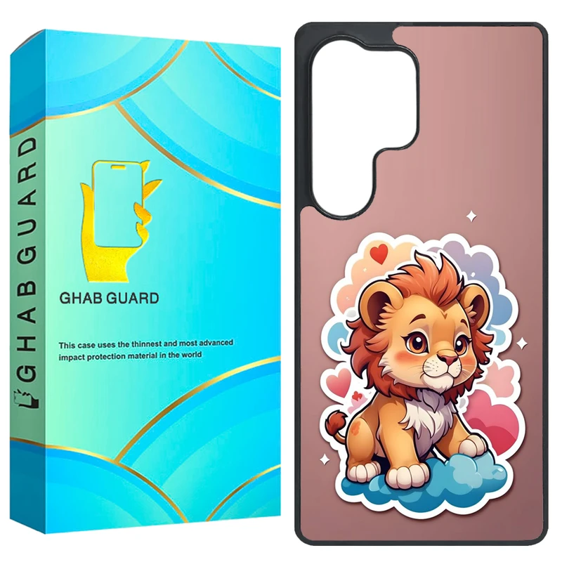 کاور قاب گارد طرح بچه شیر مدل GS26U مناسب برای گوشی موبایل سامسونگ Galaxy S26 Ultra