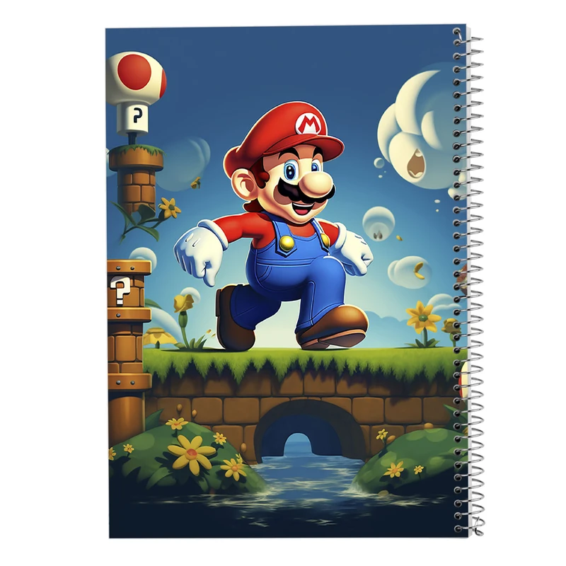 دفتر ژورنال نویسی 50 برگ مدوپد مدل نقطه ای طرح سوپرماریو super mario کد DF2942