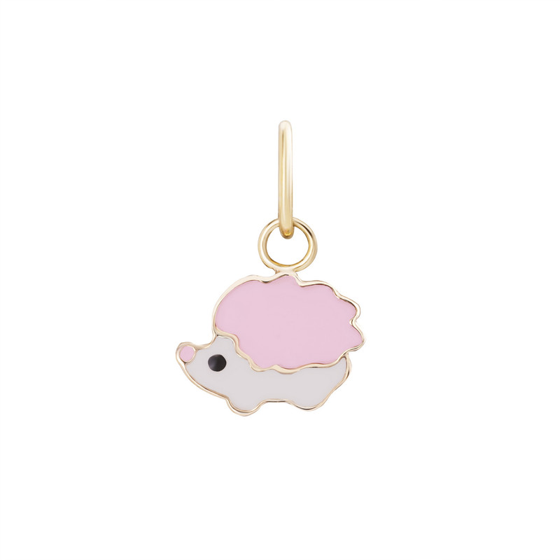 آویز گردنبند طلا 18 عیار دخترانه گالری شیدا مجد مدل جوجه تیغی