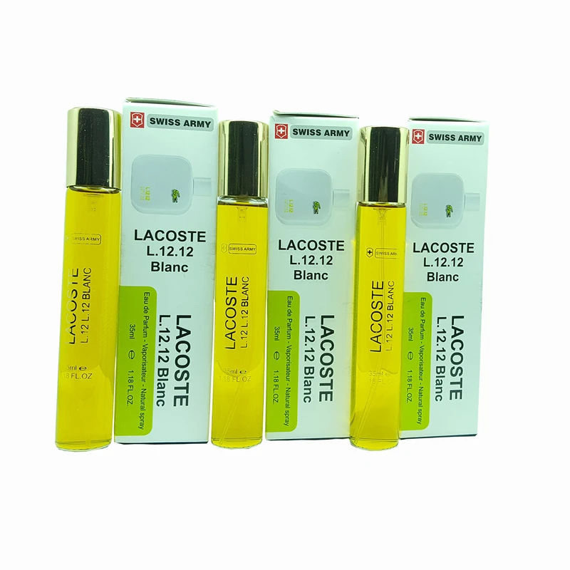 عطر جیبی زنانه سوئیس آرمی مدل لاگوست حجم 35 میلی لیتر مجموعه 3 عددی