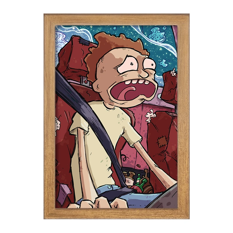 تابلو خندالو مدل انیمیشن ریک و مورتی Rick and Mort کد 26392