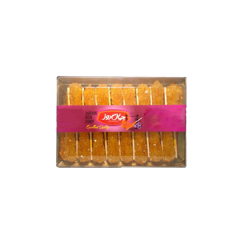 نبات چوبی زعفرانی کریستالی جهان روز - 380 گرم