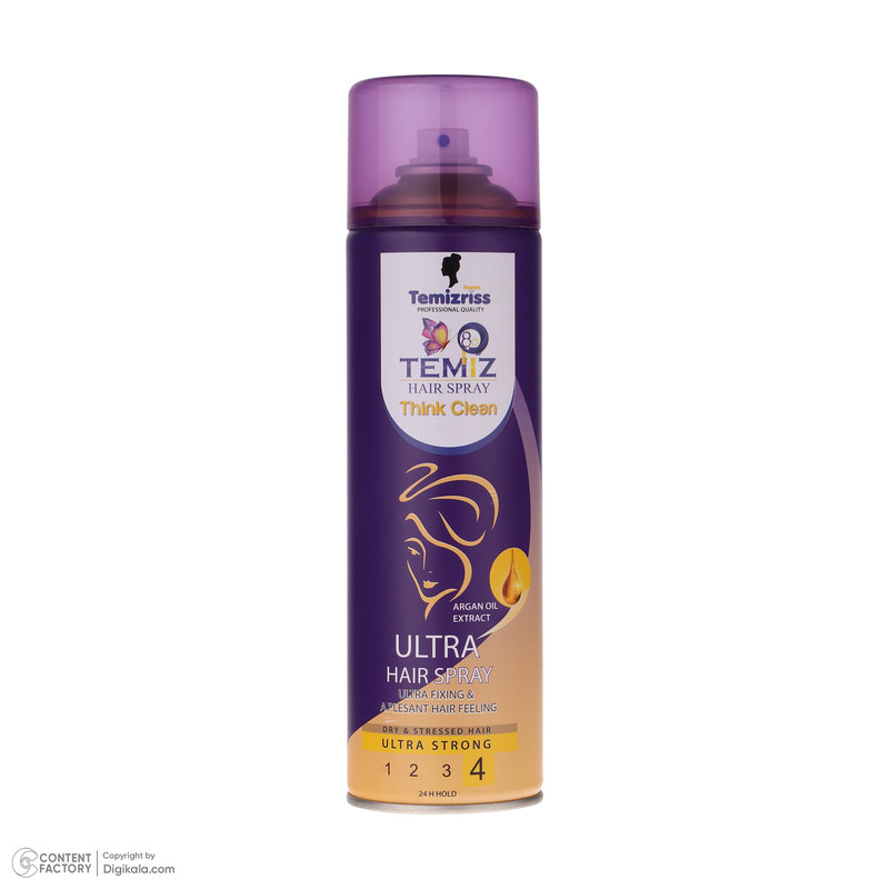 اسپری حالت دهنده مو تمیز مدل ULTRA حجم 500 میلی لیتر اسپری حالت دهنده مو تمیز مدل ULTRA حجم 500 میلی لیتر