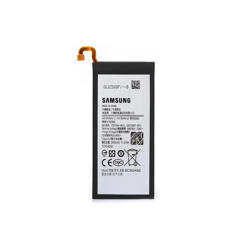 باتری موبایل مدل EB-BC500ABE ظرفیت 2600 میلی‌آمپرساعت مناسب برای گوشی موبایل سامسونگ Galaxy C5